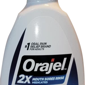 orajel, enjuague bucal para llagas, enjuague bucal antibacterial