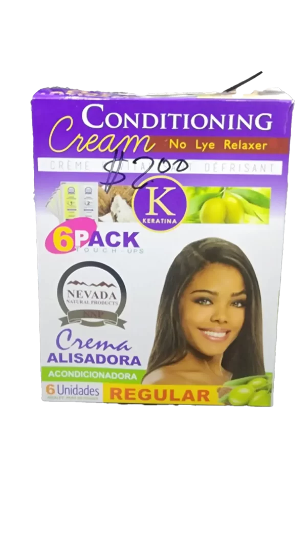 crema relajante de cabello, crema alisadora de cabello nevada