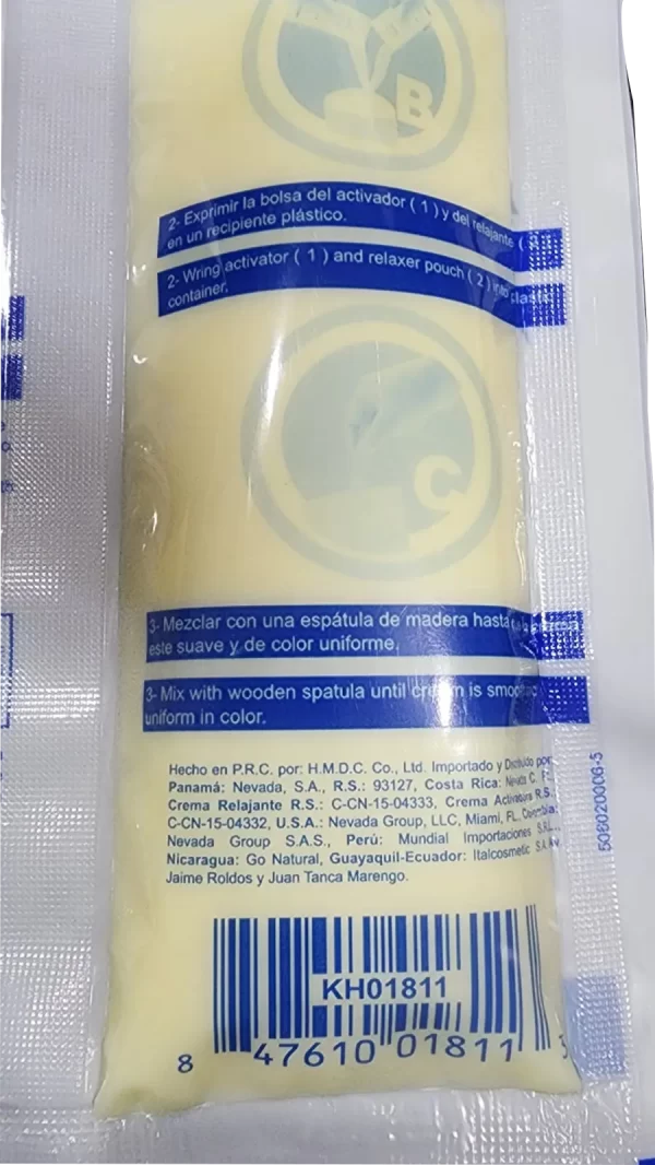 crema relajante de cabello, crema alisadora de cabello nevada