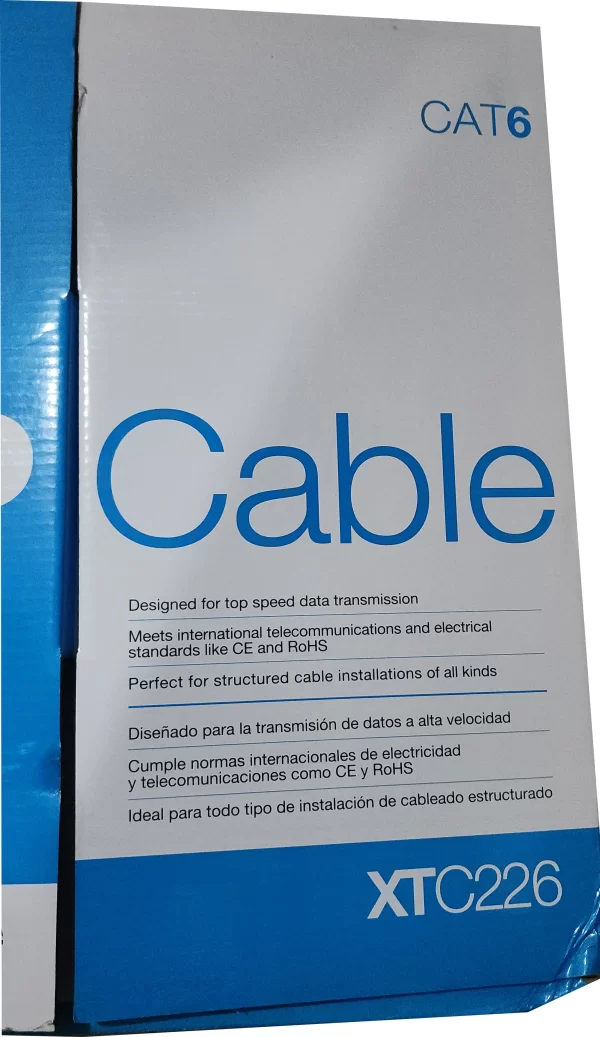 cable de red cat6, cable de red, soporta hasta 1Gbps